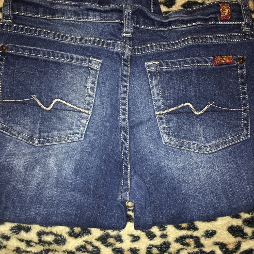 7 for all mankind distress denim girls 14